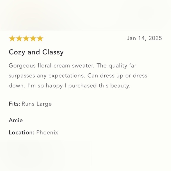 NWT Size M (P2P 27") -Anthro embroidered Floral Cotton Cardigan Sweater (US$198) - Picture 9 of 16